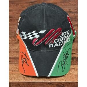 Vintage Joe Gibbs Racing Tony Stewart Bobby Labonte Nascar Snap Back Hat